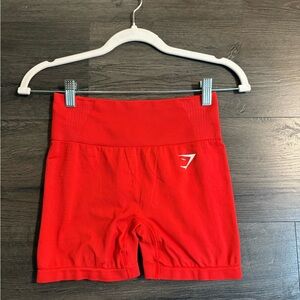 Gymshark Vital Soft Red Women's Athletic Shorts